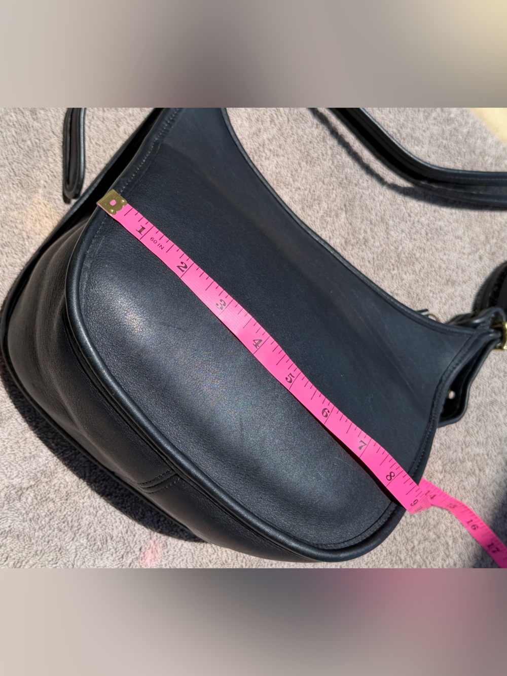 Coach Vintage Black Leather Janice Legacy Crossbody 9950 Dominican Republic - Picture 14 of 14